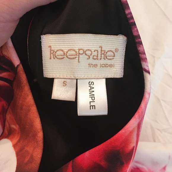 Keepsake Open Back Sample Dress - Size Small - Picture 5 of 7